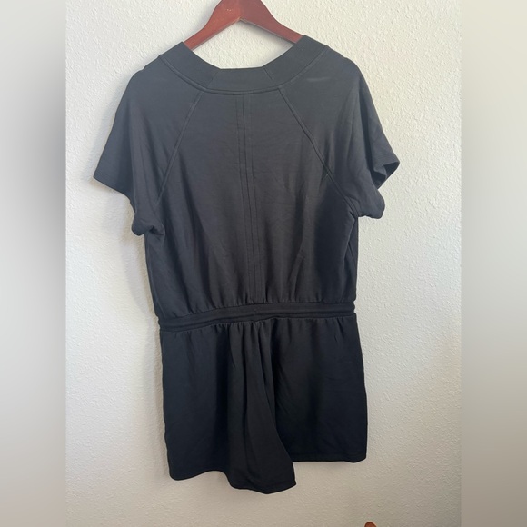Athleta Balance Romper Soft Tencel Black Size L - Picture 4 of 4
